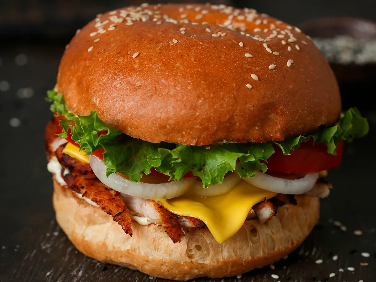 Chicken-steak-burger